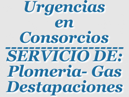 Consorcios servicio de mantenimiento integral.