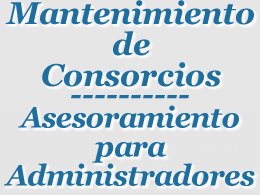 Servicio a administradores de consorcios mantenimiento.